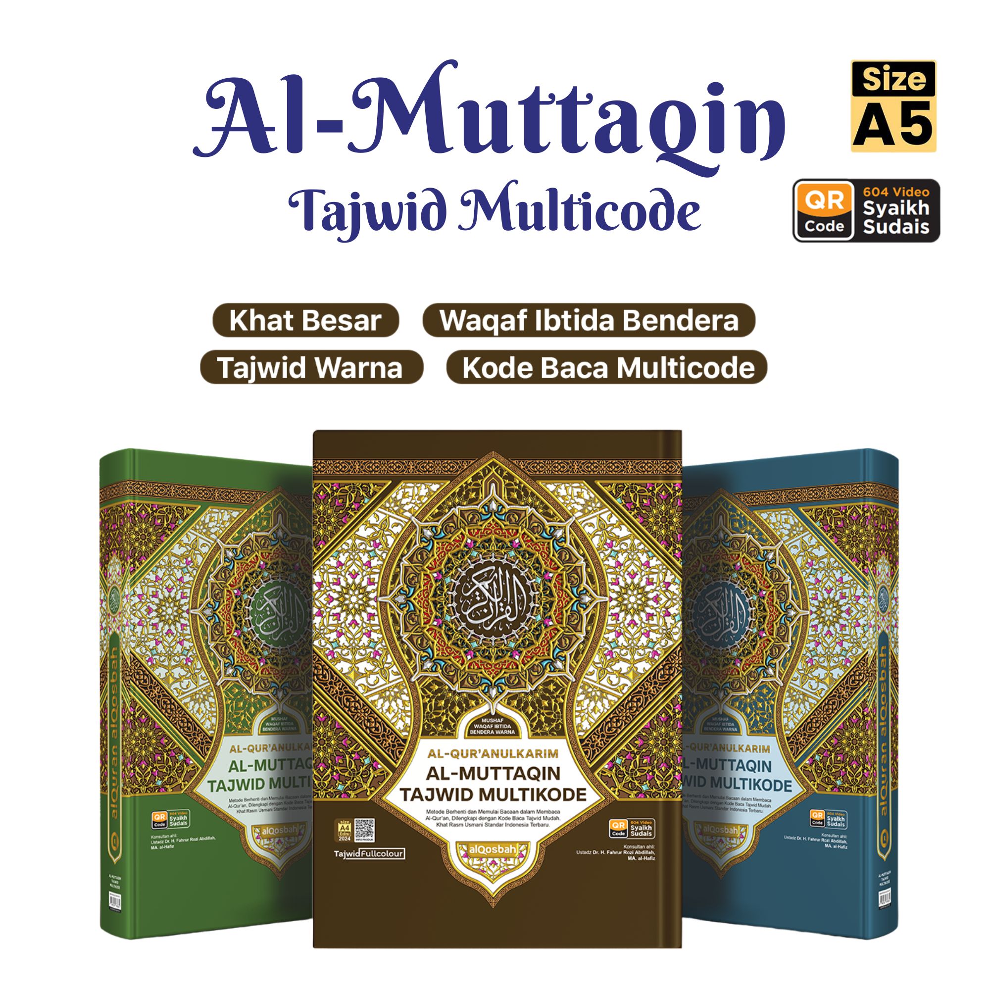 Al-Qur'an Al-Muttaqin Tajwid Multikode (Size A5)